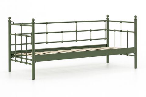 LALAS DAYBED TEK KİŞİLİK YEŞİL METAL KARYOLA, 90X200