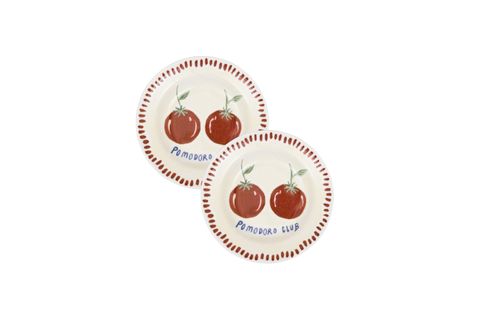 THE MİA ITALİAN SUMMER YEMEK TABAĞI 2Lİ SET 22 CM