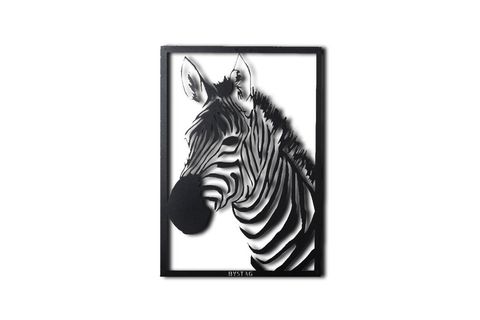 ZEBRA METAL DUVAR DEKORU