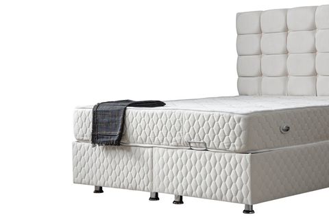 DUKE NEW BAZA BAŞLIK VE YATAK SETİ, KREM, 90X200