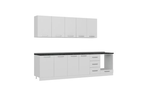 MİNAR FELİX 295 CM MUTFAK DOLABI BEYAZ 295-B3