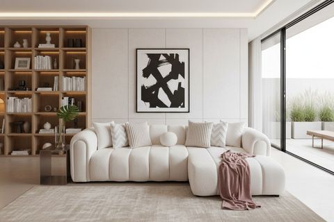 OSLO KÖŞE KOLTUK, SAĞ, BEYAZ