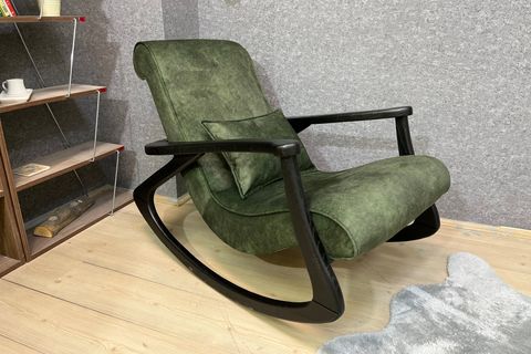 ASEDİA EKOL SALLANAN SANDALYE, YEŞİL, SİYAH AYAK