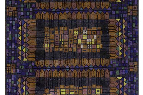 GEOMETRİC BASKILI DOKUMA TABAN HALI, 124 YNG, 120X180 CM