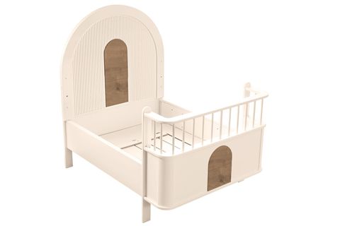 VENÜS BÜYÜYEN BEŞİK 90X130 VENÜS KARYOLA 90X190, KREM CEVİZ