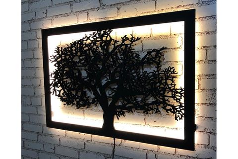 DEKORATİF AĞAÇ PANO, 74580012371