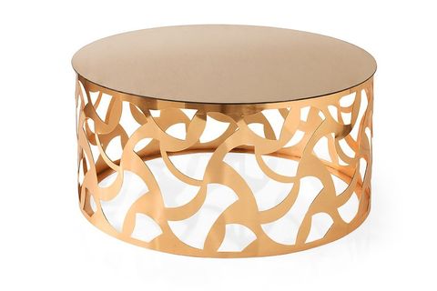 LAZER PERVANE ORTA SEHPA GOLD KAPLAMA BRONZ CAM