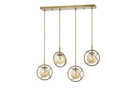 AVONNI AV 60291 4EY ESKİTME KAPLAMA MODERN AVİZE E14 METAL CAM 80X22 CM