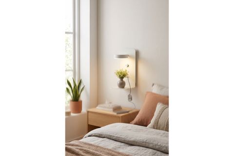 DUO USB ŞARJLI MAFSALLI OYNAR BAŞLIKLI APLİK, BEYAZ