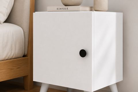 LUNEA KOMODİN, BEYAZ, 1 KAPAKLI ÇEKMECESİZ