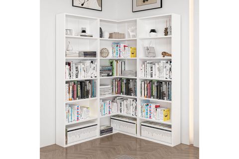 ADEL KÖŞE KİTAPLIK, BEYAZ, SET 5