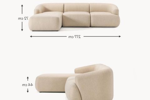 MİLA KETEN KÖŞE KOLTUK, SOL KÖŞE, BEJ