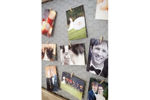 OTTOIDEA • DOĞAL AHŞAP FOTOĞRAF TUTUCUSU + MEMOBOARD • 10 ADET AHŞAP MİNİ MANDAL HEDİYELİ.
