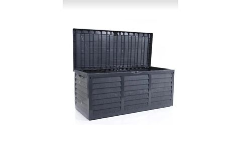 BAHÇE BALKON SANDIĞI, KAPAKLI, ANTRASİT, 320 L