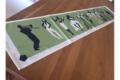 RETRO DANSÇILAR RUNNER, KREM