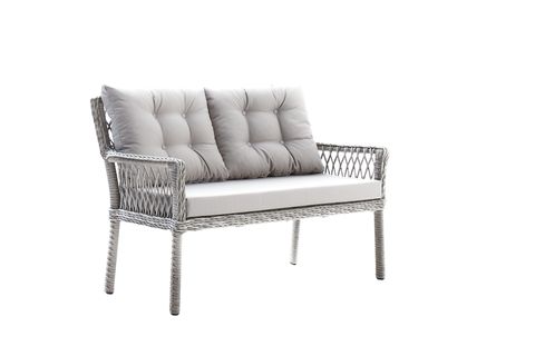PİRUS RATTAN BAHÇE İKİLİ OTURMA GRUBU,GRİ