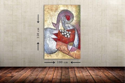 SOYUT 2 DEV BOYUT CANVAS TABLO 100X150 CM