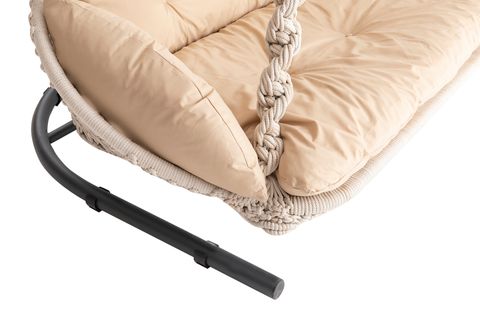 VİENO HOME GARDEN MAYA MAKROME İKİLİ SALINCAK, CAPPUCCİNO