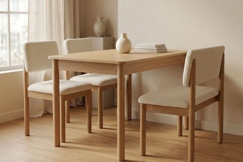 NUU MUTFAK MASA TAKIMI,İKİ SANDALYE, SIRTLI BENCH