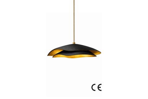 HANDMADE WABİ SABİ KARBON BETON AVİZE, BLACK MARVANTE