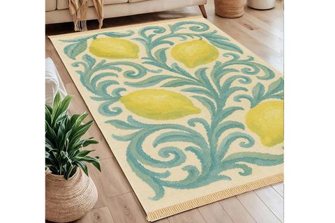 LEMON BASKILI DOKUMA TABAN HALI, 251 YNG, 80X150  CM