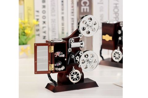 LİVAVA FİLM MAKİNESİ MÜZİK KUTUSU, KAHVE, 21X16