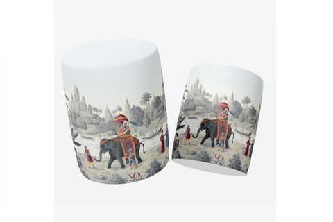 POUFS PUF 113, BEYAZ