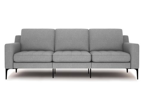 NORMOD ÜÇLÜ KOLTUK, GRİ, METAL SİYAH AYAK