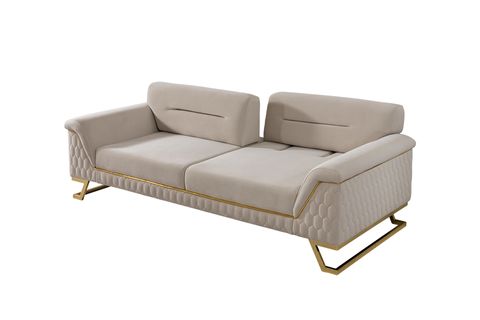 ARTOO SIRT MEKANİZMALI ÜÇLÜ KANEPE, BEJ