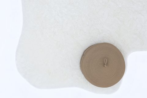 TAVŞAN POST KESİM MODERN MAKİNE HALISI, BEYAZ, 120X180