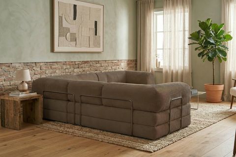 LEGOM MODÜLER YATAKLI AKTİVİTE KÖŞE KOLTUK KAHVERENGİ, 200X300