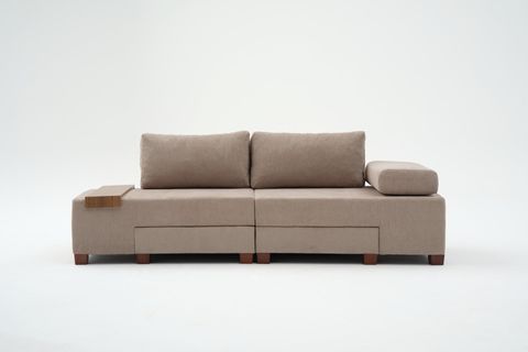 PERENNA YATAKLI ÜÇLÜ KOLTUK ŞÖNİL, CAPPUCCİNO