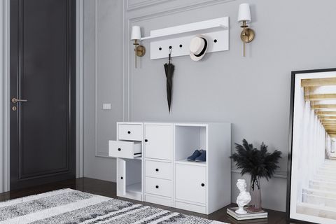 BERA PORTMANTO, 3 KAPAKLI 4 ÇEKMECELİ, PRT-1080-Ç