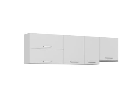 MİNAR 255 CM MUTFAK DOLABI BEYAZ 255-B7-ÜST MODÜL