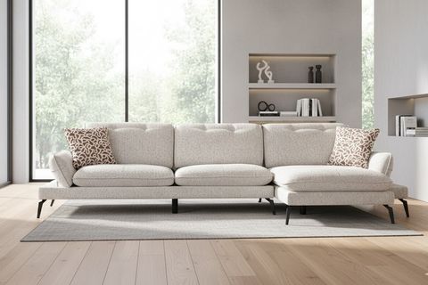 COSY KÖŞE KOLTUK, METAL AYAK, SAĞ KÖŞE, KIRIK BEYAZ