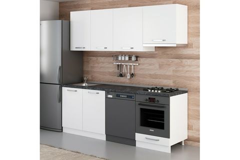 MİNAR 220 CM MUTFAK DOLABI BEYAZ 220 B14