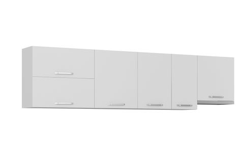 MİNAR 290 CM MUTFAK DOLABI BEYAZ 290-B7-ÜST MODÜL