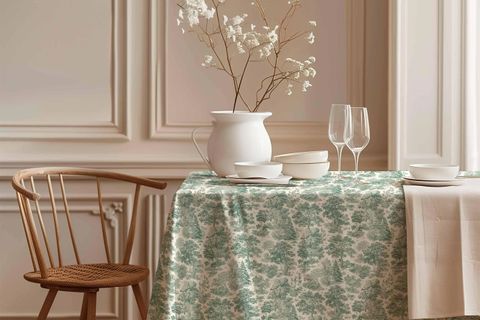 YOSUN AĞAÇ PAMUK MASA ÖRTÜSÜ, 150X200 CM