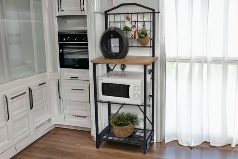 KITCHEN AÇIK RAFLI MUTFAK BANGOSU, METAL AYAKLI