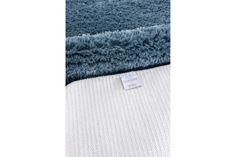 SEGURA PELUŞ KAYDIRMAZ TABAN İKİLİ BANYO PASPASI, TURKUAZ, 60X100-50X60