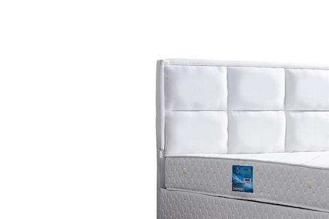 GRAND NEW BAZA BAŞLIK VE ORTHOSOFT YATAK SETİ, BEYAZ, 90X190