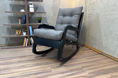 KONTES SALLANAN SANDALYE, KETEN GRİ, LAKE SİYAH