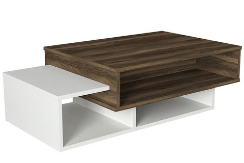 DEKORİSTER TAB ORTA SEHPA, BEYAZ CEVİZ