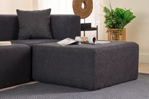 RAKS SERİSİ MODULER FULL SÜNGER KÖŞE KOLTUK, SAĞ VE SOL, ANTRASİT