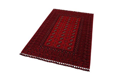 ZAGROS KIRMIZI 04 ETNİK DESENLİ HALI, 100X200