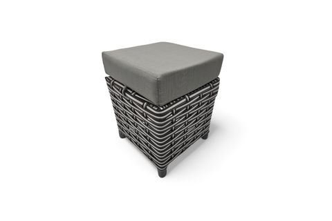 RATTAN PUF, GRİ
