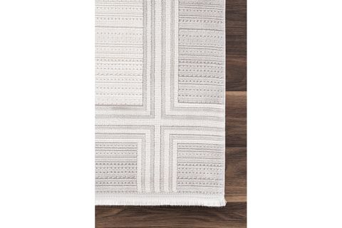 KOZA NAZENDE KREM GRİ SALON HALISI A3398D, 100X200