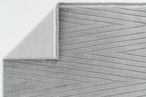  NEWYORK COOL KESME HALI 3107, YUMUŞAK TUŞELİ, GRİ, 100X300