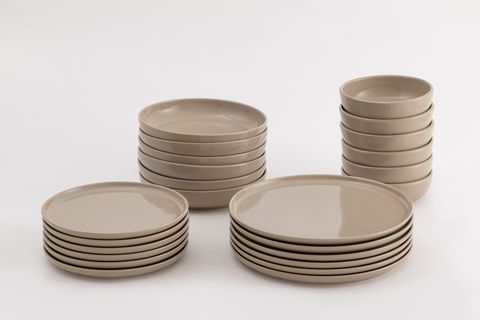 KİTCHEN ESSENTİALS STONEWARE SERVİS TABAĞI 28 CM, VİZON, ALTILI SET