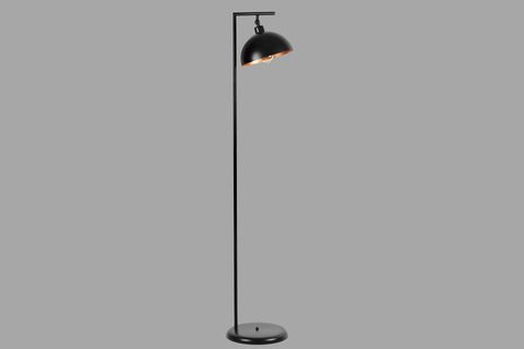 LİNNEN METAL LAMBADER, SİYAH